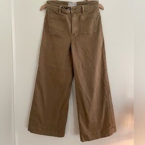 Everlane wide leg crop pant